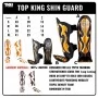 Детская Защита Голени Top King TKSGEM-01 "Empower Creativity" Тайский Бокс Белый Золото
